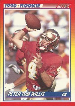 #656 Peter Tom Willis - Florida State Seminoles / Chicago Bears - 1990 Score Football