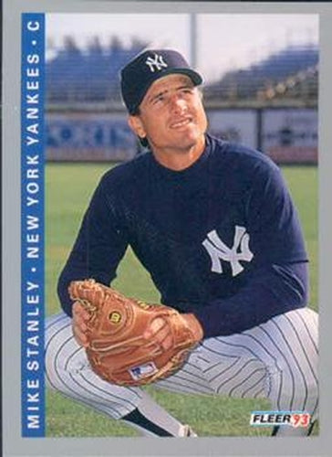 #656 Mike Stanley - New York Yankees - 1993 Fleer Baseball