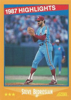#656 Steve Bedrosian - Philadelphia Phillies - 1988 Score Baseball