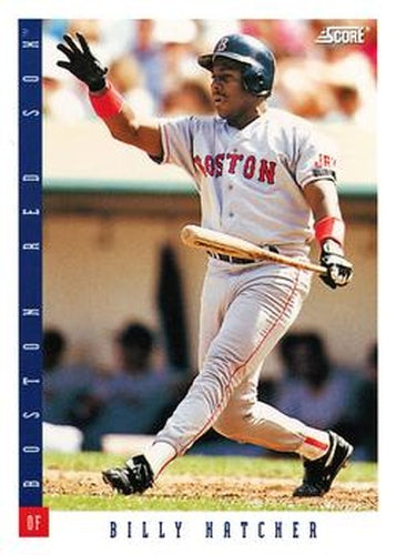 #657 Billy Hatcher - Boston Red Sox - 1993 Score Baseball