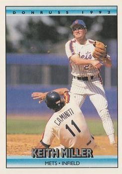 #657 Keith Miller - New York Mets - 1992 Donruss Baseball