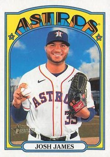 #657 Josh James - Houston Astros - 2021 Topps Heritage Baseball