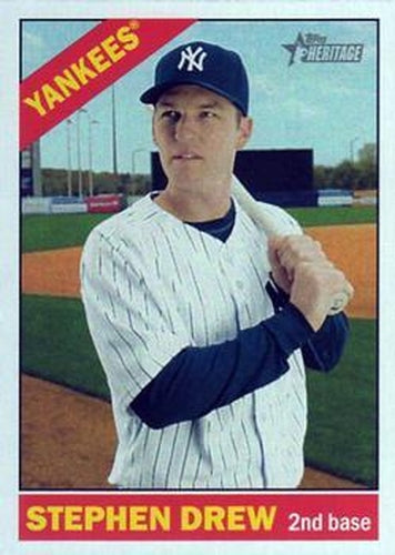 #657 Stephen Drew - New York Yankees - 2015 Topps Heritage Baseball