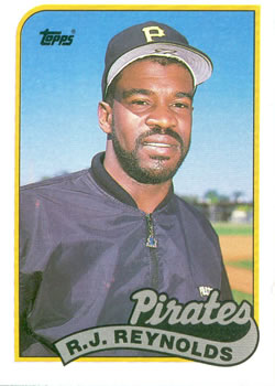 #658 R.J. Reynolds - Pittsburgh Pirates - 1989 Topps Baseball