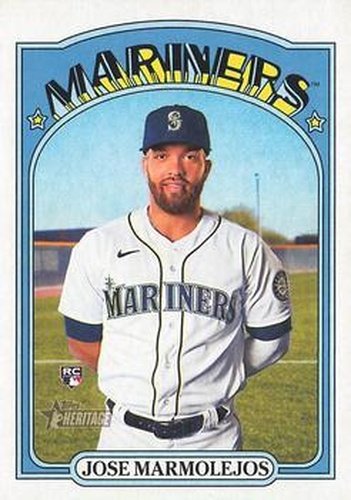 #658 Jose Marmolejos - Seattle Mariners - 2021 Topps Heritage Baseball