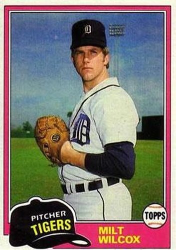 #658 Milt Wilcox - Detroit Tigers - 1981 Topps Baseball