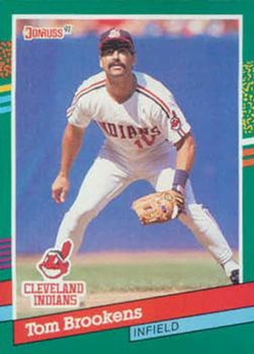 #658 Tom Brookens - Cleveland Indians - 1991 Donruss Baseball