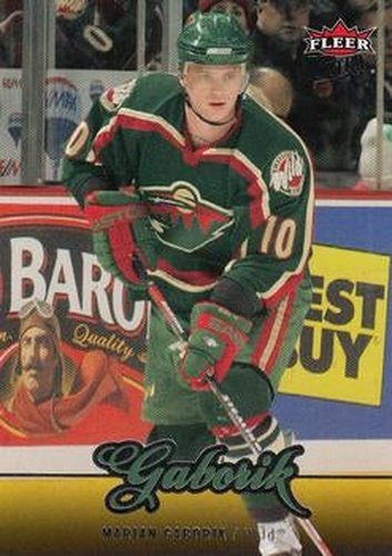 #104 Marian Gaborik - Minnesota Wild - 2007-08 Ultra Hockey