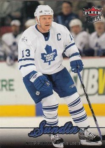 #13 Mats Sundin - Toronto Maple Leafs - 2007-08 Ultra Hockey