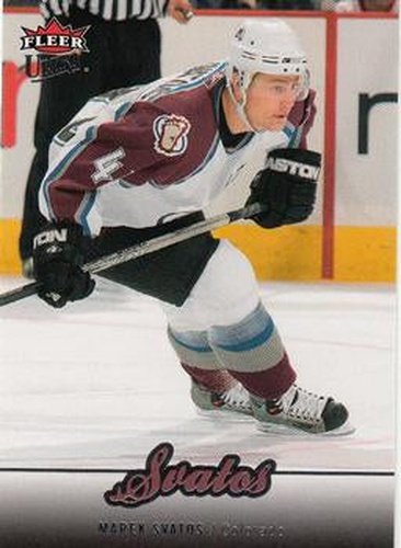 #151 Marek Svatos - Colorado Avalanche - 2007-08 Ultra Hockey