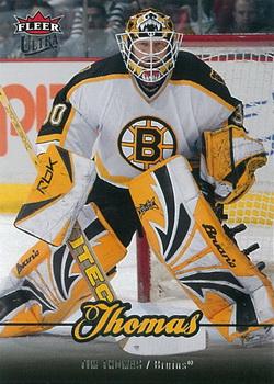 #186 Tim Thomas - Boston Bruins - 2007-08 Ultra Hockey