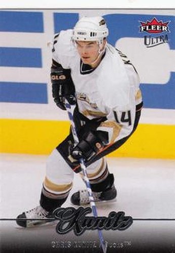 #197 Chris Kunitz - Anaheim Ducks - 2007-08 Ultra Hockey