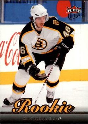 #212 David Krejci - Boston Bruins - 2007-08 Ultra Hockey
