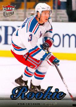 #241 Ryan Callahan - New York Rangers - 2007-08 Ultra Hockey