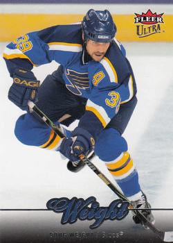 #25 Doug Weight - St. Louis Blues - 2007-08 Ultra Hockey