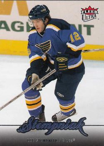 #28 Lee Stempniak - St. Louis Blues - 2007-08 Ultra Hockey