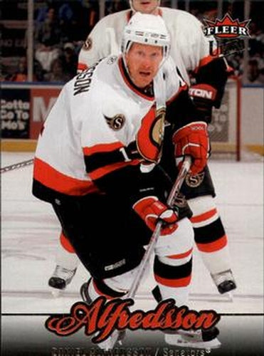 #61 Daniel Alfredsson - Ottawa Senators - 2007-08 Ultra Hockey