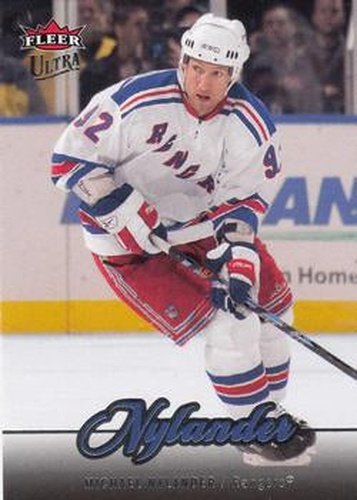 #70 Michael Nylander - New York Rangers - 2007-08 Ultra Hockey