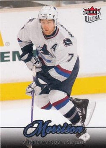 #9 Brendan Morrison - Vancouver Canucks - 2007-08 Ultra Hockey