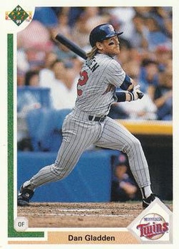 #659 Dan Gladden - Minnesota Twins - 1991 Upper Deck Baseball