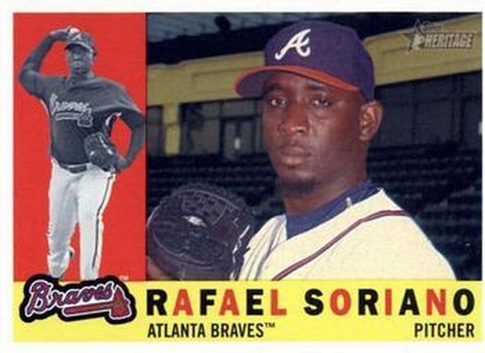 #659 Rafael Soriano - Atlanta Braves - 2009 Topps Heritage Baseball