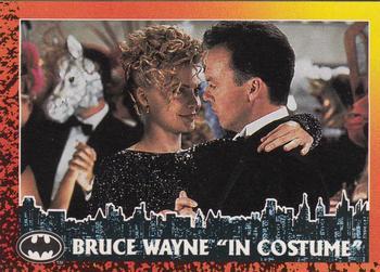 #65 Bruce Wayne "In Costume" - 1992 Topps Batman Returns