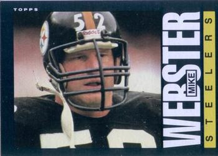 #365 Mike Webster - Pittsburgh Steelers - 1985 Topps Football