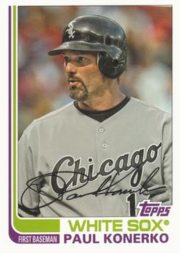 #65 Paul Konerko - Chicago White Sox - 2013 Topps Archives Baseball