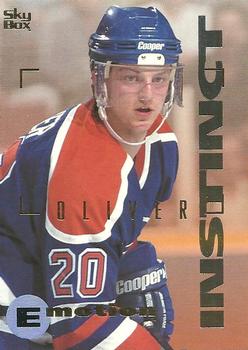 #65 David Oliver - Edmonton Oilers - 1995-96 SkyBox E-Motion Hockey