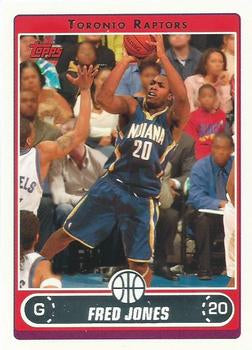 #65 Fred Jones - Toronto Raptors - 2006-07 Topps Basketball