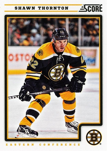 #65 Shawn Thornton - Boston Bruins - 2012-13 Score Hockey