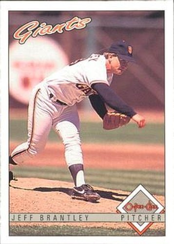 #65 Jeff Brantley - San Francisco Giants - 1993 O-Pee-Chee Baseball