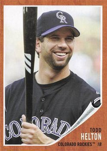 #65 Todd Helton - Colorado Rockies - 2021 Topps Archives Baseball