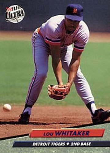 #65 Lou Whitaker - Detroit Tigers - 1992 Ultra Baseball