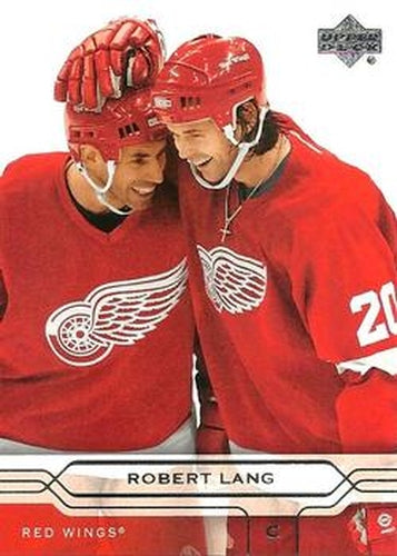 #65 Robert Lang - Detroit Red Wings - 2004-05 Upper Deck Hockey