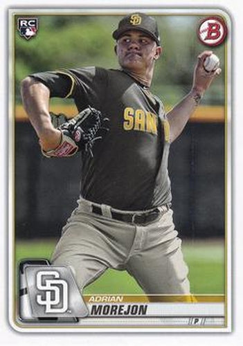 #65 Adrian Morejon - San Diego Padres - 2020 Bowman Baseball
