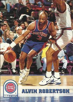 #65 Alvin Robertson - Detroit Pistons - 1993-94 Hoops Basketball