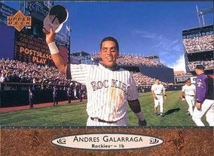 #65 Andres Galarraga - Colorado Rockies - 1996 Upper Deck Baseball