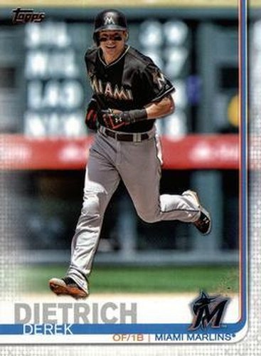 #65 Derek Dietrich - Miami Marlins - 2019 Topps Baseball