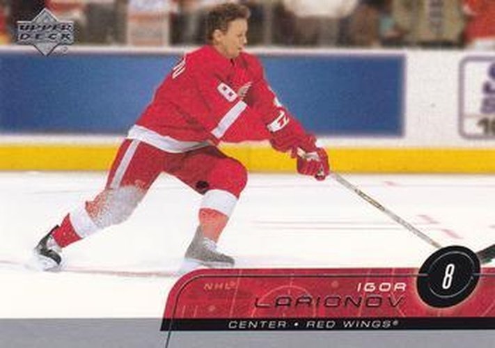 #65 Igor Larionov - Detroit Red Wings - 2002-03 Upper Deck Hockey