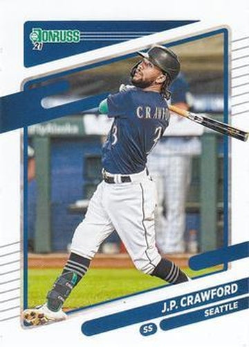 #65 J.P. Crawford - Seattle Mariners - 2021 Donruss Baseball
