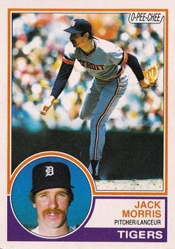 #65 Jack Morris - Detroit Tigers - 1983 O-Pee-Chee Baseball