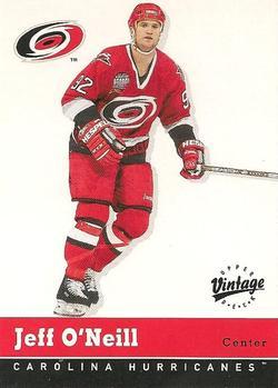 #65 Jeff O'Neill - Carolina Hurricanes - 2000-01 Upper Deck Vintage Hockey