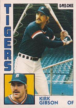 #65 Kirk Gibson - Detroit Tigers - 1984 O-Pee-Chee Baseball