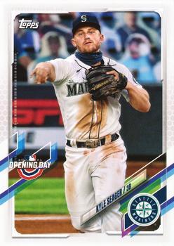 #65 Kyle Seager - Seattle Mariners - 2021 Topps Opening Day Baseball