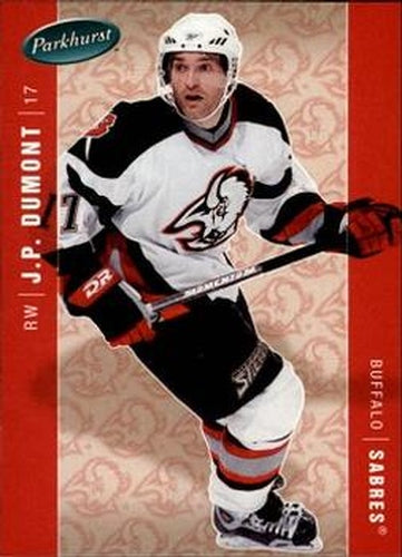 #65 J.P. Dumont - Buffalo Sabres - 2005-06 Parkhurst Hockey