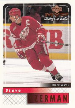 #65 Steve Yzerman - Detroit Red Wings - 1999-00 Upper Deck MVP Stanley Cup Edition Hockey