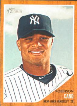 #65 Robinson Cano - New York Yankees - 2011 Topps Heritage Baseball
