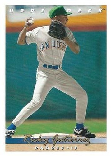 #660 Ricky Gutierrez - San Diego Padres - 1993 Upper Deck Baseball