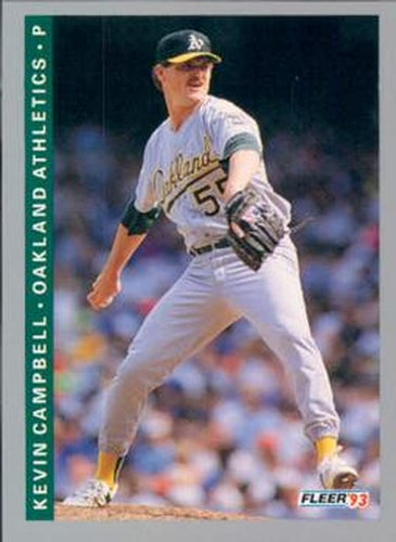 #660 Kevin Campbell - Oakland Athletics - 1993 Fleer Baseball